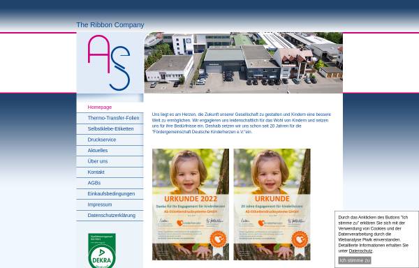 Vorschau von www.as-etiketten.de, AS-Etikettendrucksysteme GmbH