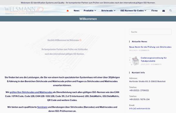 Vorschau von welsmannid.de, Welsmann ID e.K.