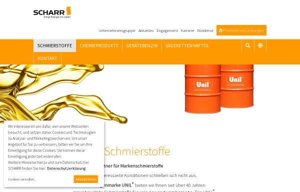 Vorschau von www.unil.de, UNIL Deutschland - Union mittelständischer Schmierstoff-Unternehmen GmbH