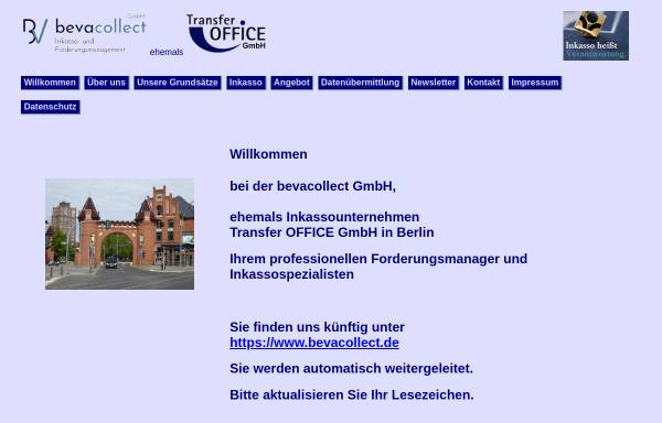 Vorschau von www.transfer-office.de, Transfer Office GmbH