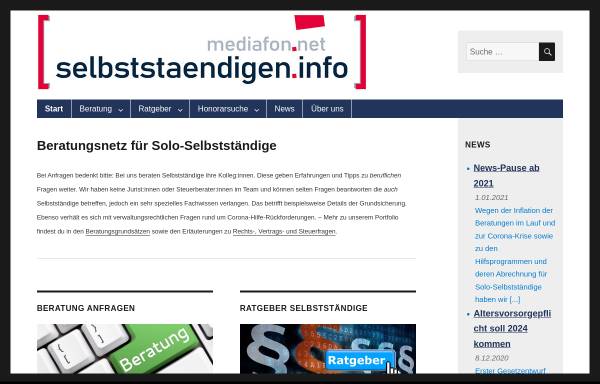 Vorschau von www.mediafon.net, Mediafon GmbH