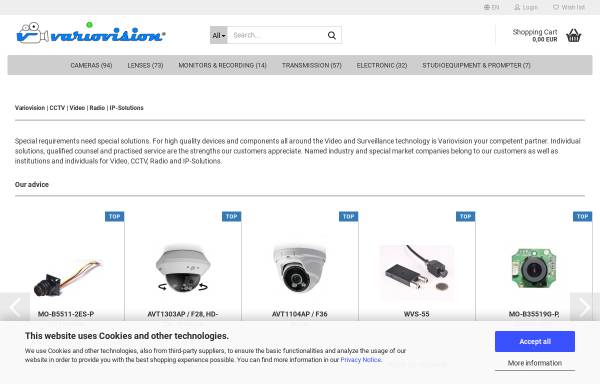 Vorschau von www.lechner-cctv.de, Lechner Electric CCTV