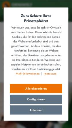 Vorschau der mobilen Webseite orniwelt.de, Orniwelt e.K.