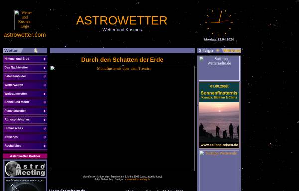 Vorschau von www.astrowetter.com, Astrowetter