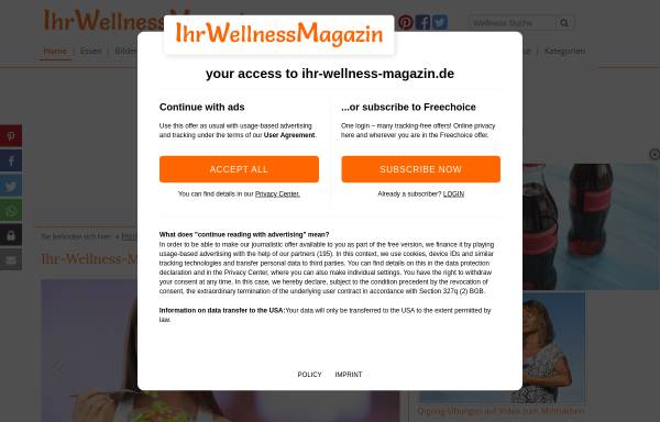 Vorschau von www.ihr-wellness-magazin.de, Ihr Wellness-Magazin