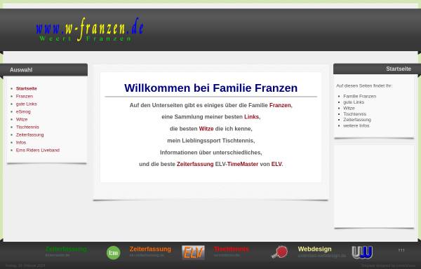 Vorschau von www.w-franzen.de, Franzen, Weert