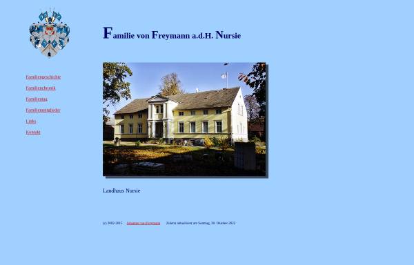 Vorschau von www.familievonfreymann.de, Freymann, Familie von