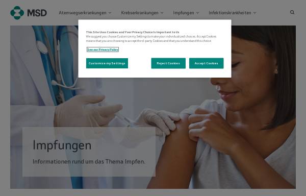 Vorschau von impfen-aktuell.de, Service Impfen Aktuell