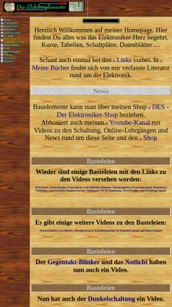 Vorschau der mobilen Webseite www.dieelektronikerseite.de, Die Elektronikerseite