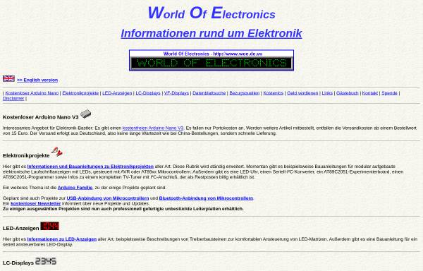 Vorschau von www.woe.onlinehome.de, Elektronische Anzeigen