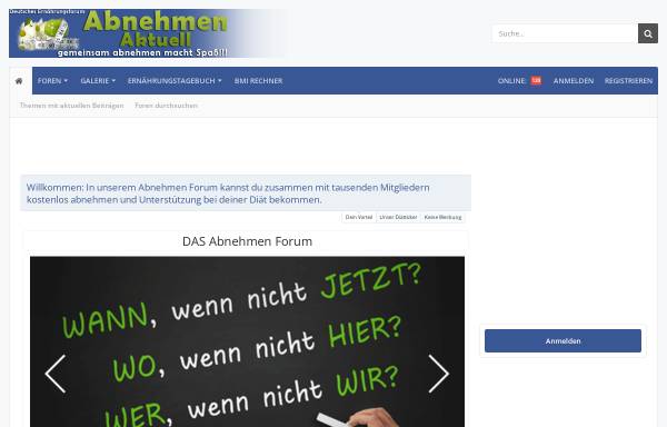 Vorschau von www.abnehmen-aktuell.de, Deutsches Ernährungsforum