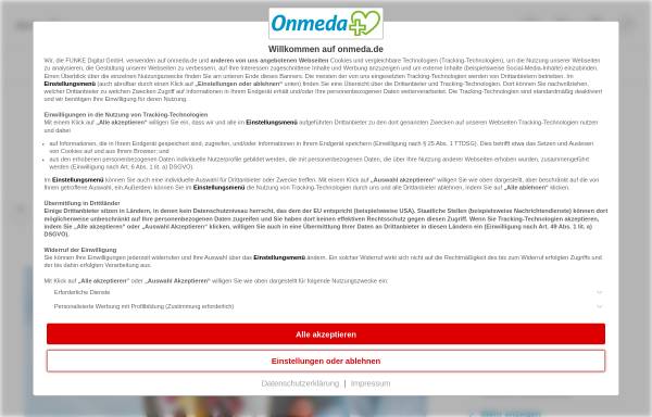 Vorschau von www.onmeda.de, Onmeda: Ernährung