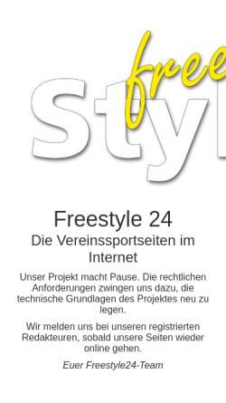 Vorschau der mobilen Webseite www.freestyle24.de, Freestyle24