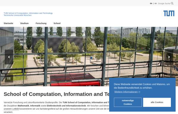 Vorschau von www.rcs.ei.tum.de, Lehrstuhl für Realzeit-Computersysteme