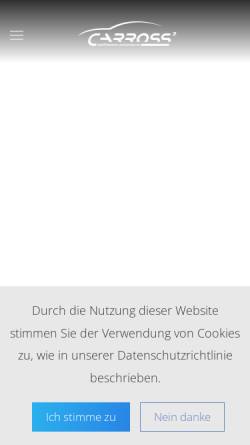 Vorschau der mobilen Webseite carross.ch, Autin AG