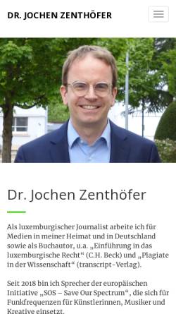 Vorschau der mobilen Webseite www.zenthoefer.de, Fälle und Schemata für Jurastudenten