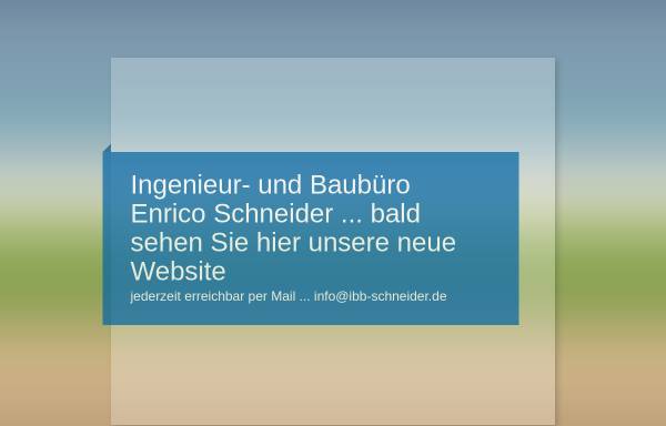 Vorschau von www.ibb-schneider.de, Ingenieur- & Baubüro Schneider