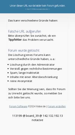 Vorschau der mobilen Webseite www.keeway-forum.de, Das deutsche KEEWAY-Forum