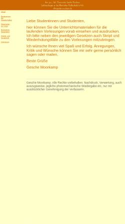 Vorschau der mobilen Webseite www.gesche-moorkamp.de, Moorkamp, Gesche