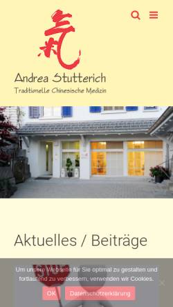 Vorschau der mobilen Webseite www.stutti.ch, Andrea Stutterich
