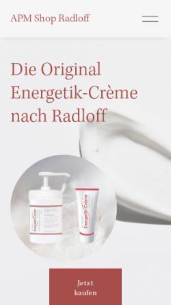 Vorschau der mobilen Webseite www.tcm-radloff.ch, Imelda Radloff