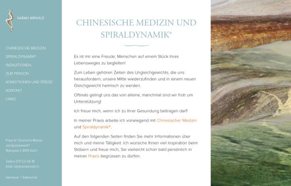 Sarah Arnold - Chinesische Medizin und Spiraldynamik