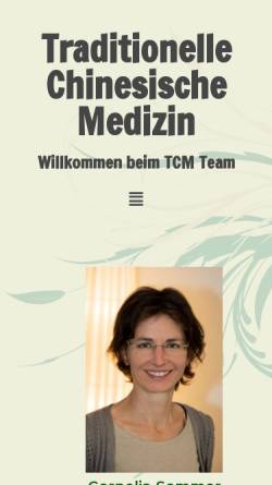 Vorschau der mobilen Webseite tcm-team.ch, TCM-Team