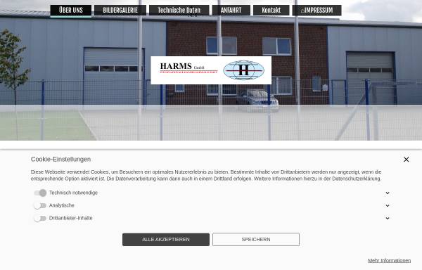 Vorschau von www.harms-export.de, Harms GmbH