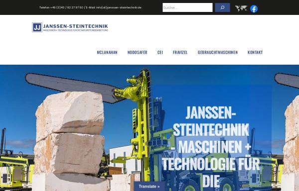 Vorschau von www.janssen-steintechnik.de, Janssen-Steintechnik, Inh. Jan Janssen