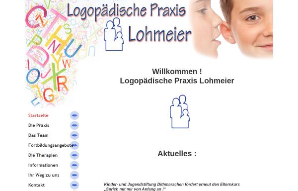 Vorschau von logopädie-lohmeier.de, Logopädische Praxis Karin Lohmeier