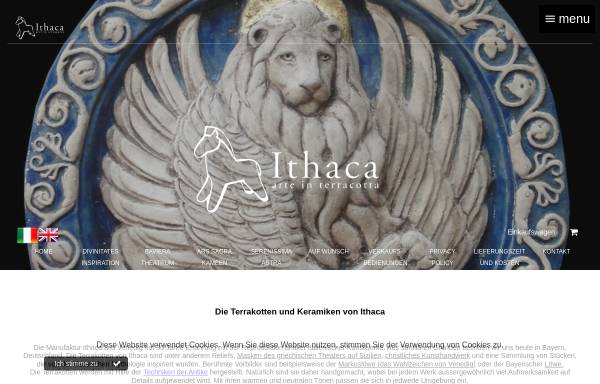 Vorschau von www.ithacagallery.de, Ithaca, Arte in Terracotta di Paola Stella