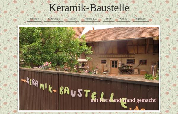 Vorschau von www.keramik-baustelle.de, Keramik-Baustelle, Anke Kraus