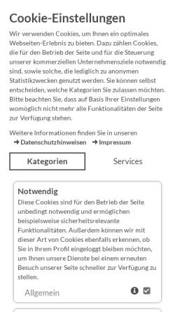 Vorschau der mobilen Webseite goldschmiede-rother.de, Goldschmiede Rother