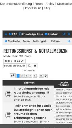 Vorschau der mobilen Webseite www.rett-med.de, rett-med.de