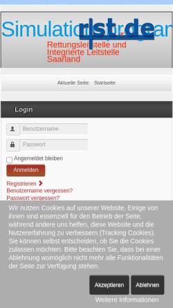Vorschau der mobilen Webseite www.rlst.de, Rlst.de