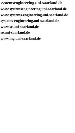Vorschau der mobilen Webseite www.ing.uni-saarland.de, Integrierte Grundstudium Ingenieurwissenschaften