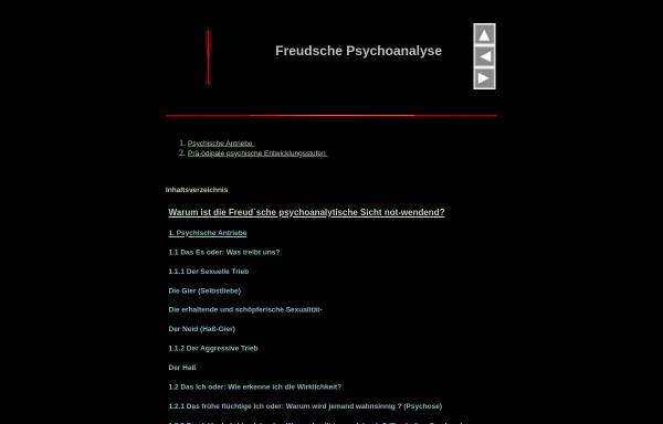 Vorschau von www.jsbielicki.com, Freudsche Psychoanalyse