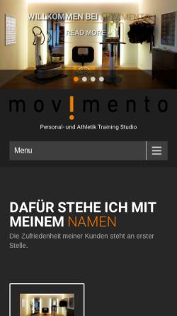Vorschau der mobilen Webseite www.fitundfun.ch, Movimento Sanfte Gymnastik