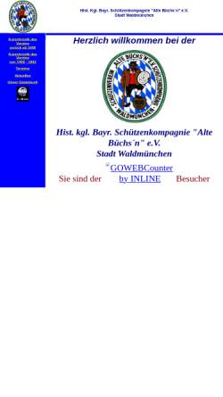 Vorschau der mobilen Webseite www.bayern-buergerwehr.de, Hist. kgl. Bayr. Schützenkompagnie 