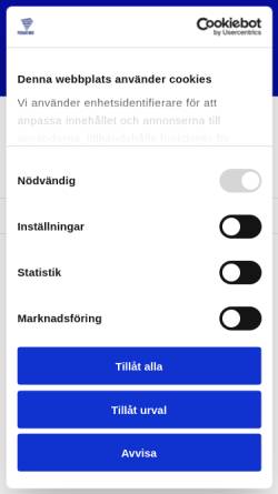 Vorschau der mobilen Webseite www.prismateknik.se, Prisma Teknik AB