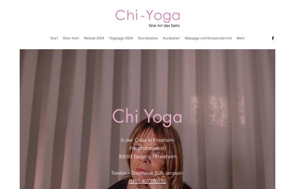 Vorschau von www.chi-yoga-regensburg.de, Chi Yoga - Eine Reise durch den Körper