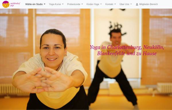 Vorschau von www.middendorf-yoga.de, Middendorf Yoga Berlin