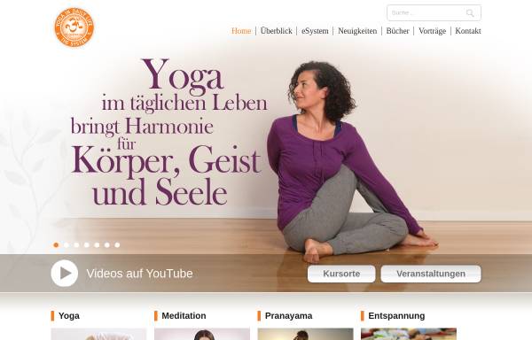 Vorschau von www.yoga-im-taeglichen-leben.at, Yoga im täglichen Leben Österreich