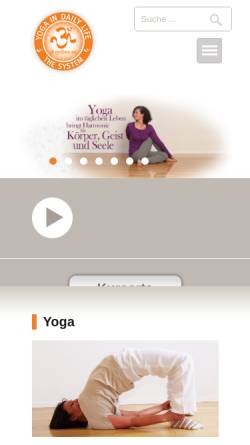 Vorschau der mobilen Webseite www.yoga-im-taeglichen-leben.at, Yoga im täglichen Leben Österreich