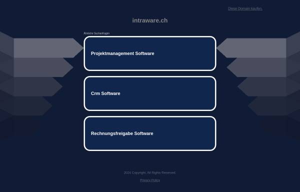 Vorschau von www.intraware.ch, WebGate Consulting AG