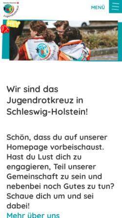 Vorschau der mobilen Webseite www.jrk-sh.de, DRK-Landesverband Schleswig-Holstein