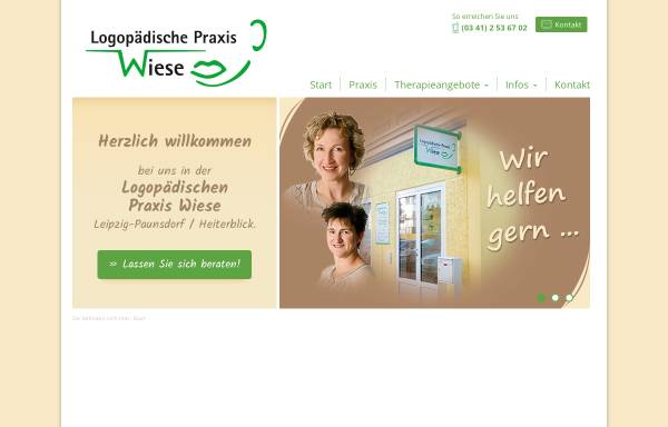 Vorschau von www.logo-wiese.de, Logopädische Praxis Ute Wiese