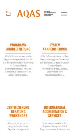 Agentur für Qualitätssicherung durch Akkreditierung von Studiengängen e. V. (AQAS)