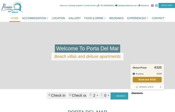 Vorschau von www.portadelmar.com, Porta del Mar