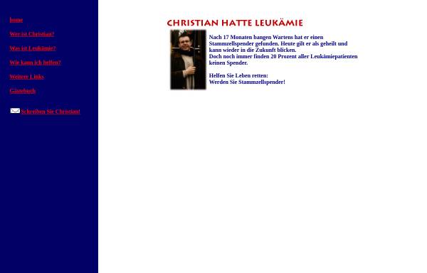 Blatt, Christian: Leukämie